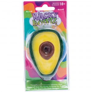 3.5"Avacado Ceramic Pipe - Wacky Bowlz [CP108]